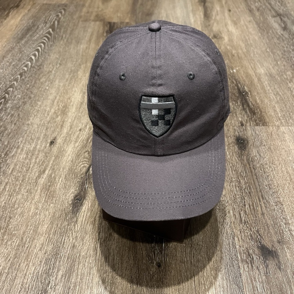 ahead Castle Golf Hat Adult Adjustable Strap Black Gray Knight Shield‎ Crest